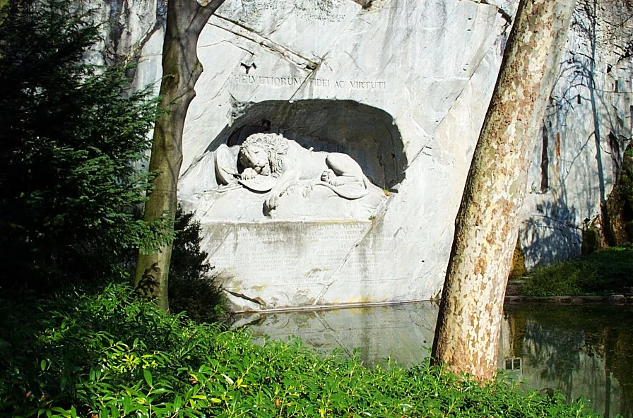 垂死獅子像所在的紀念公園。
