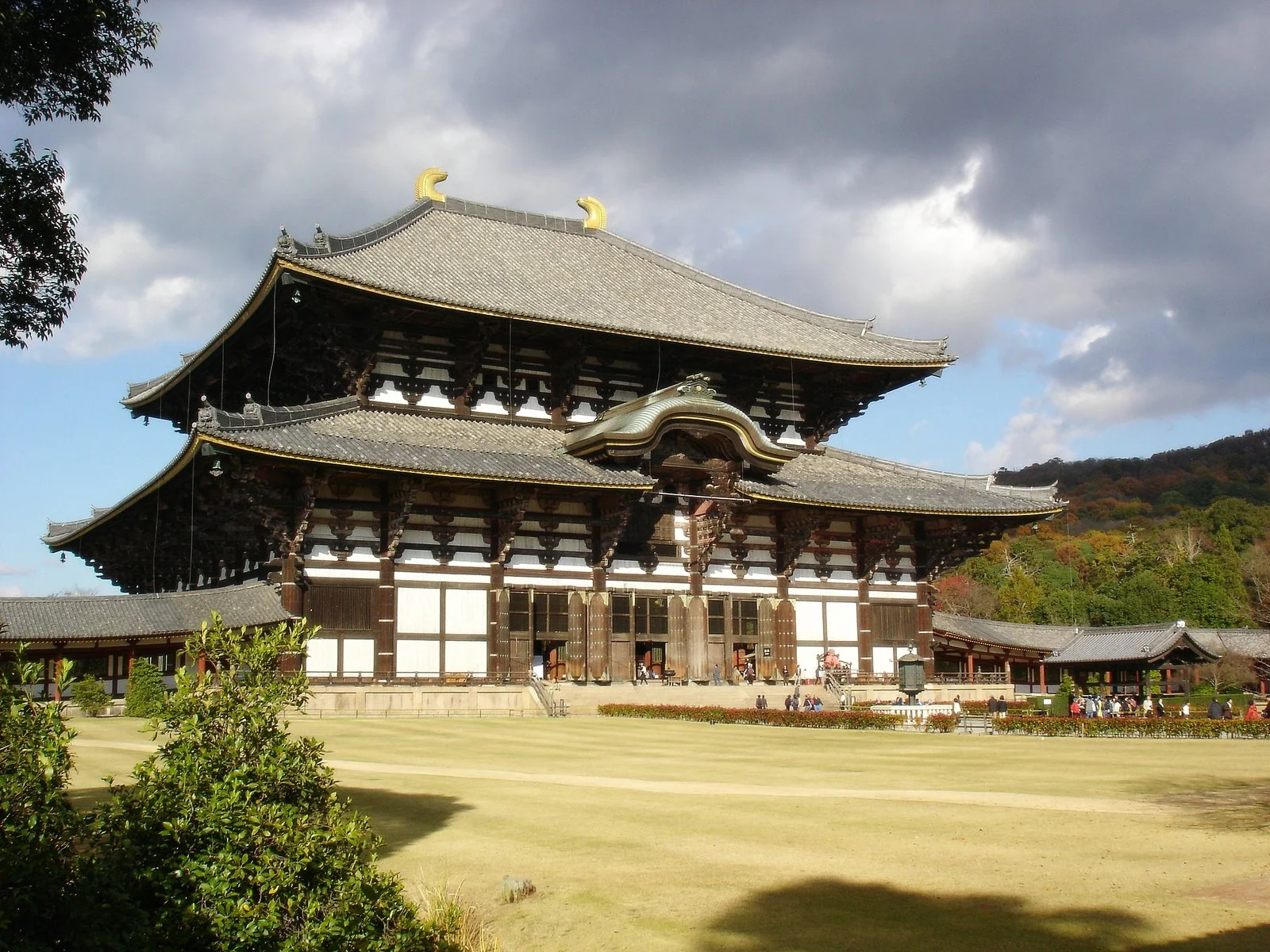 東大寺大殿正面外觀。