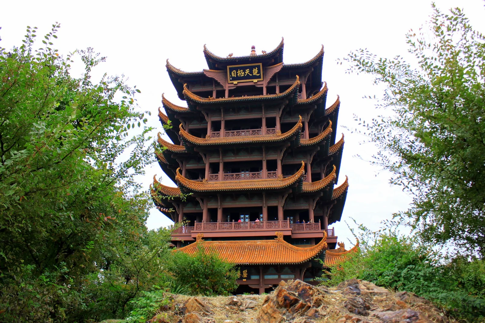 黃鶴樓銅鑄樓頂