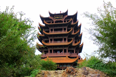 黃鶴樓銅鑄樓頂
