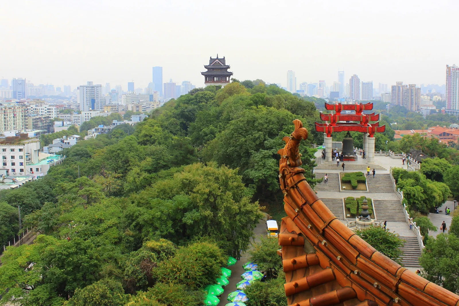 黃鶴樓遠眺景色