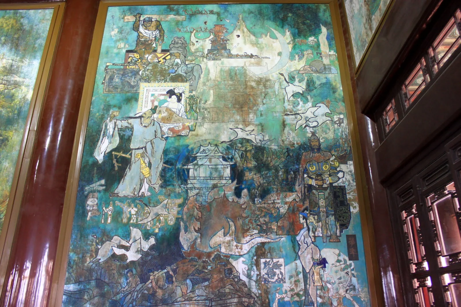 黃鶴樓頂層壁畫