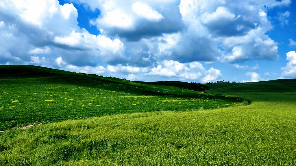 托斯卡尼山谷桌布般風景